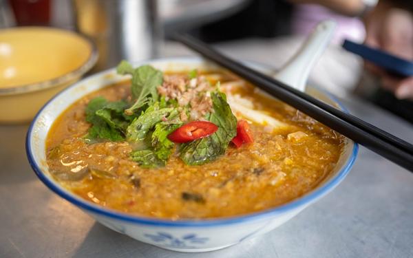 Laksa Medan, soupe de nouilles et de poisson