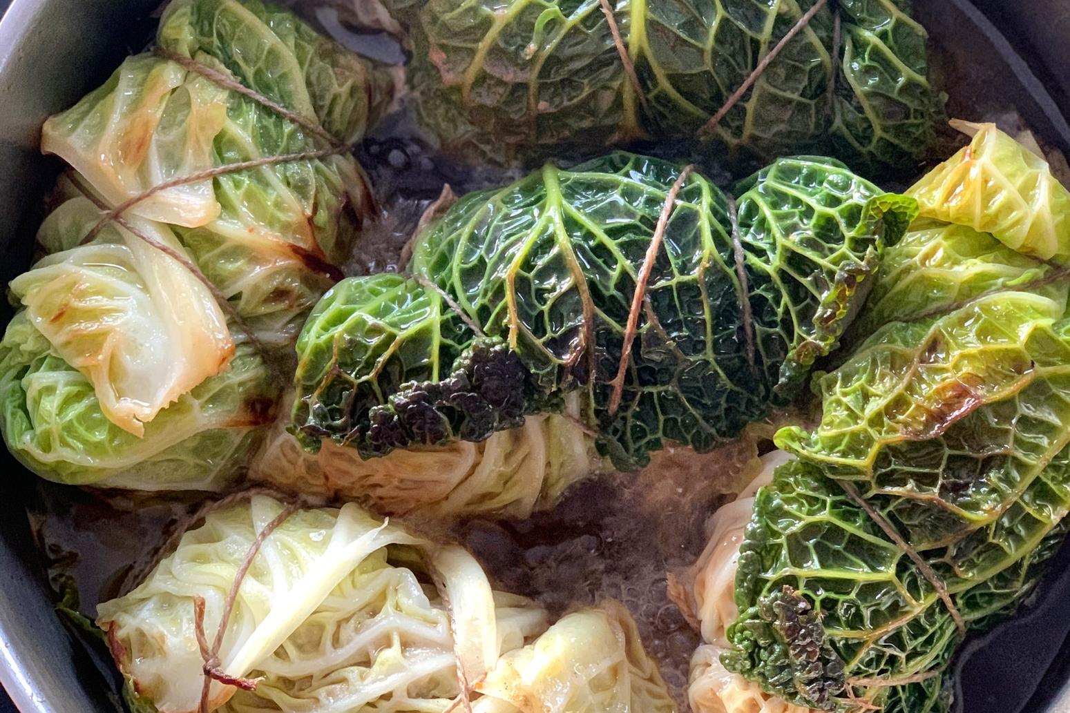 Rouleaux de chou farcis