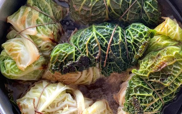 Rouleaux de chou farcis