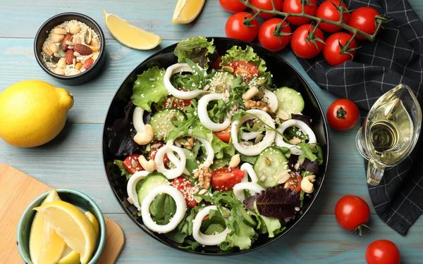 Salade de calmar