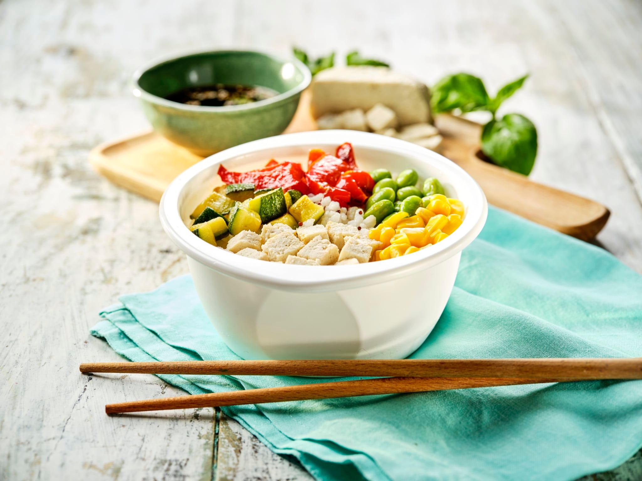 Poke bowl au tofu