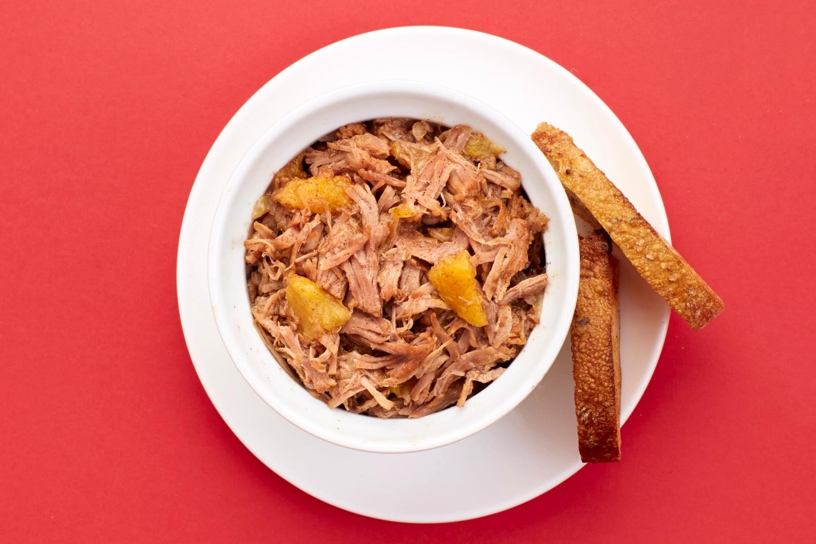 Rillettes d'agneau aux abricots et miel