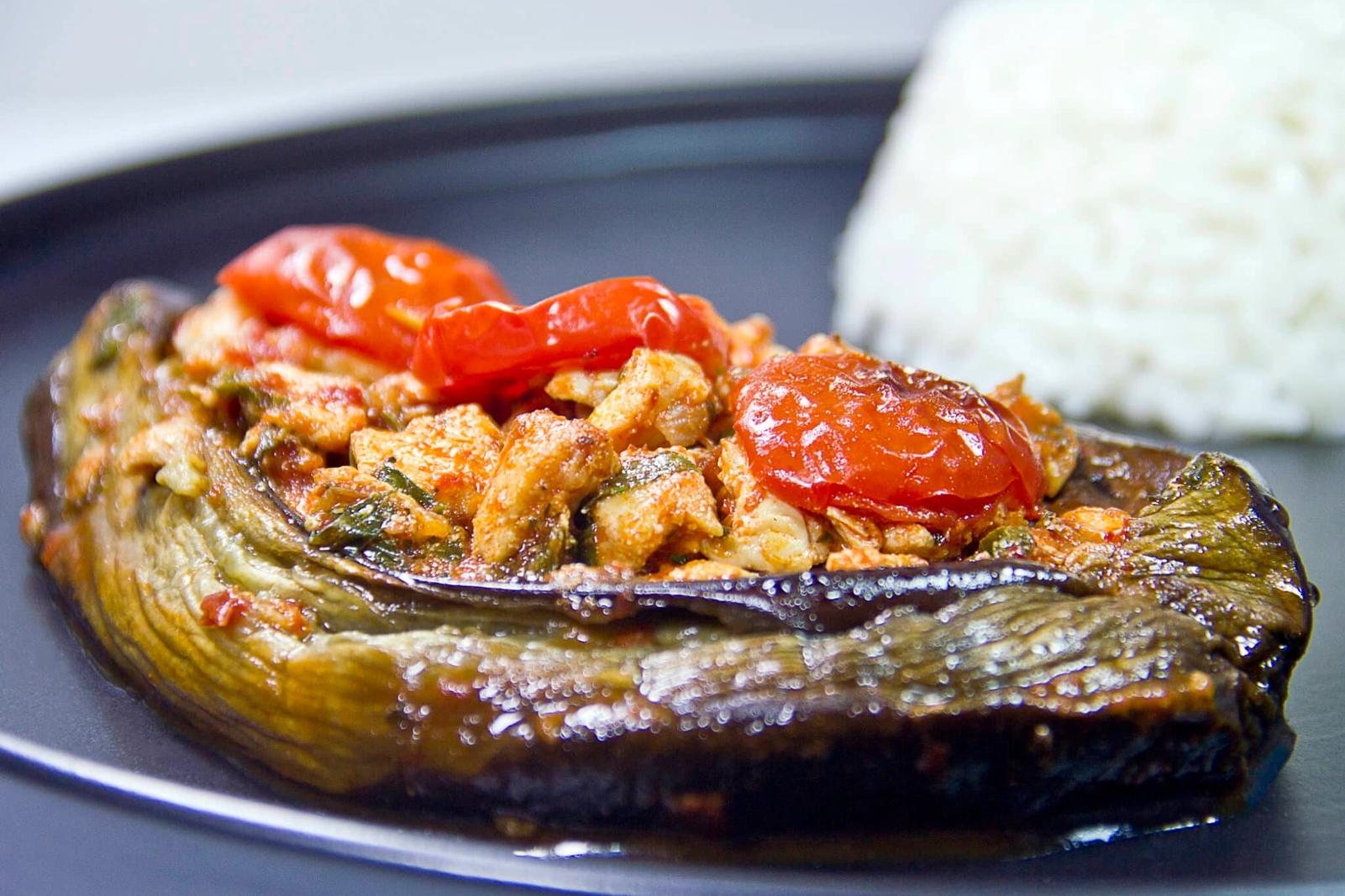 Recette courgettes farcies au poulet