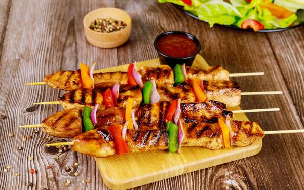 Recette brochettes de poulet grillé