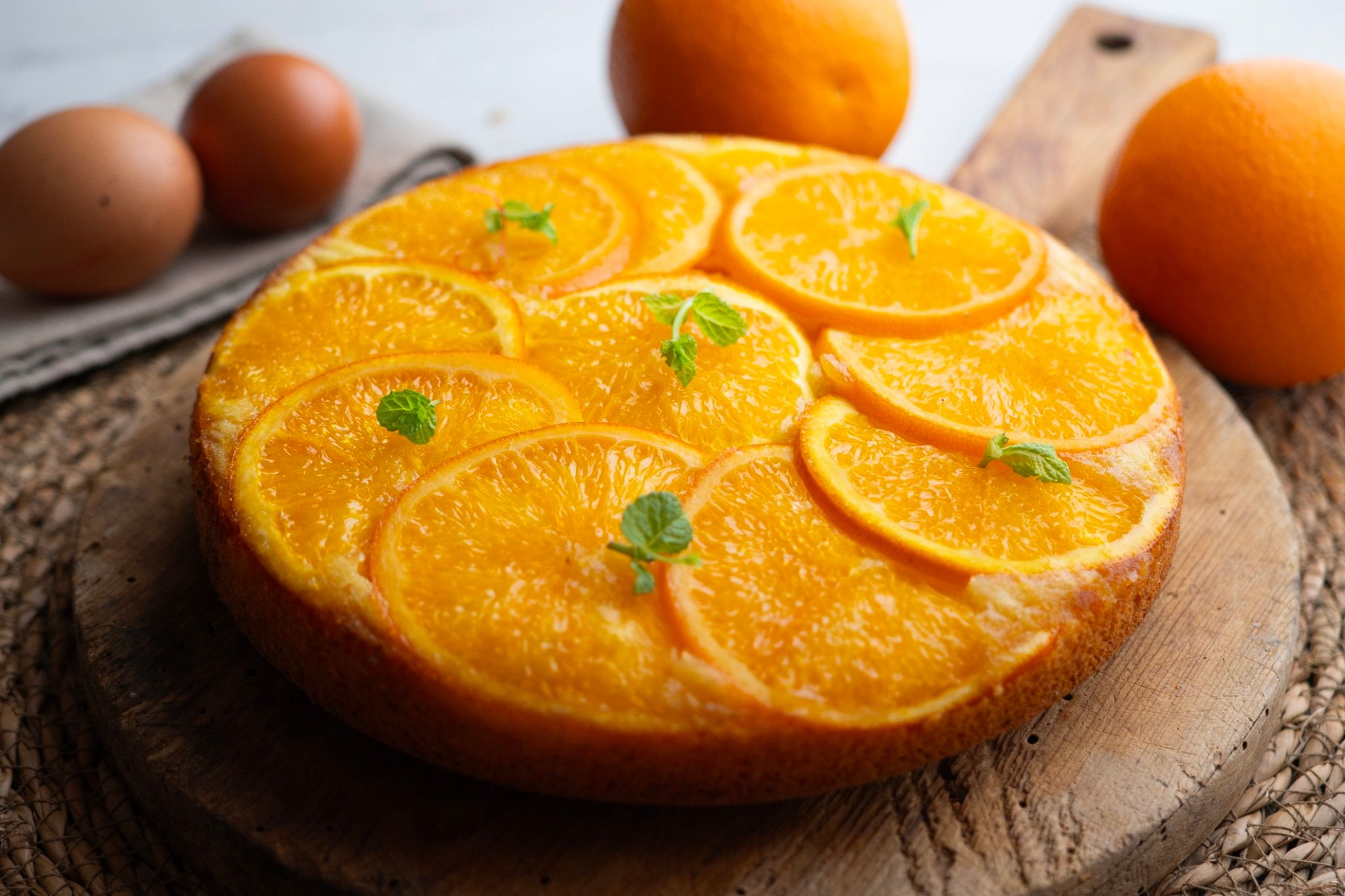 Gâteau renversé à l'orange