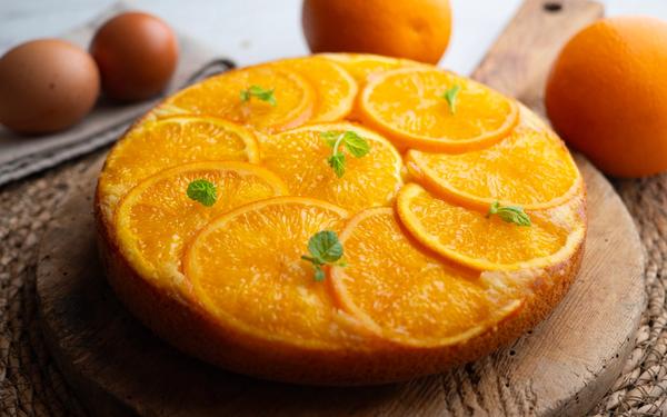 Gâteau renversé à l'orange