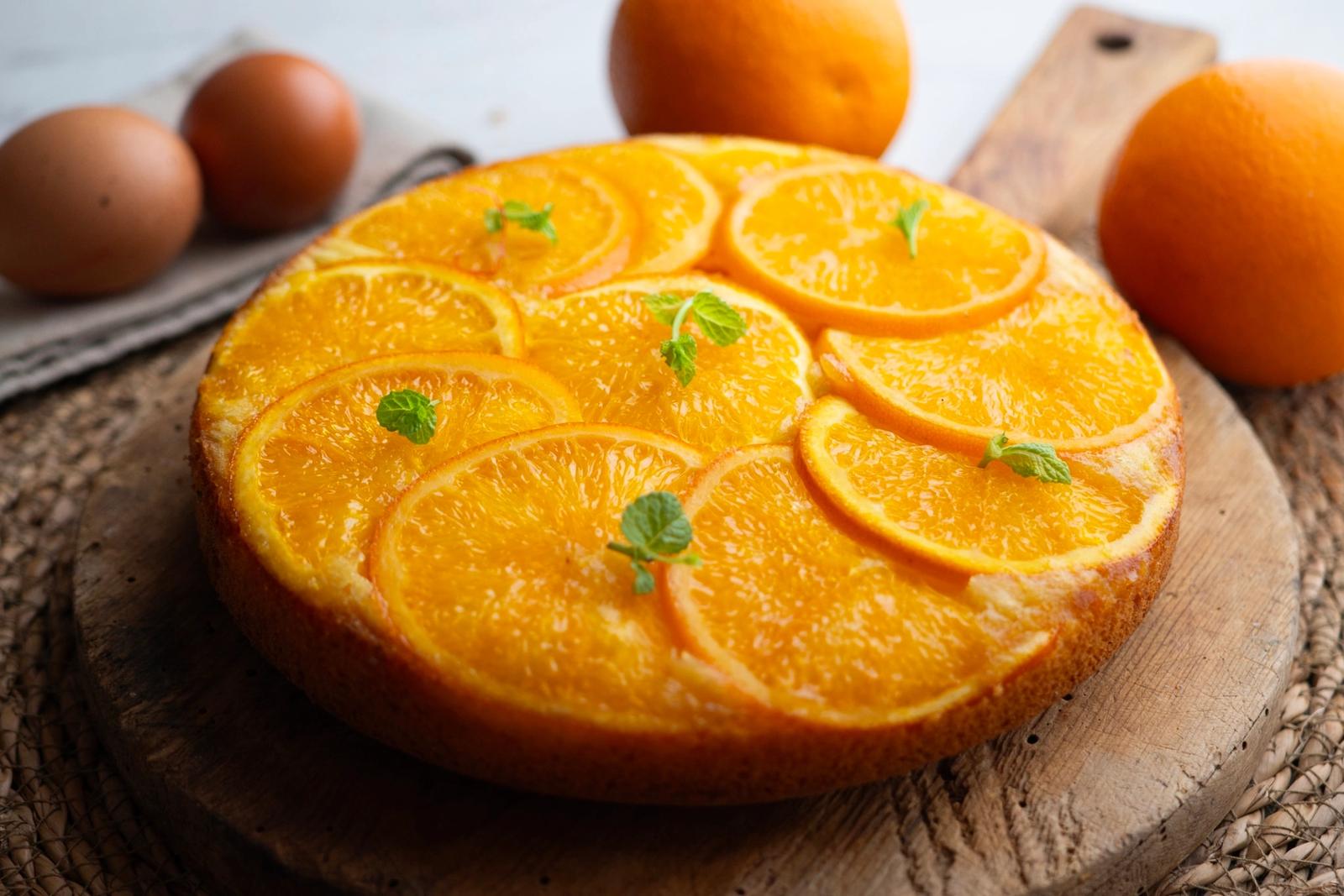 Gâteau renversé à l'orange