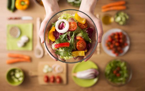 Recette salade fraiche végétale maison