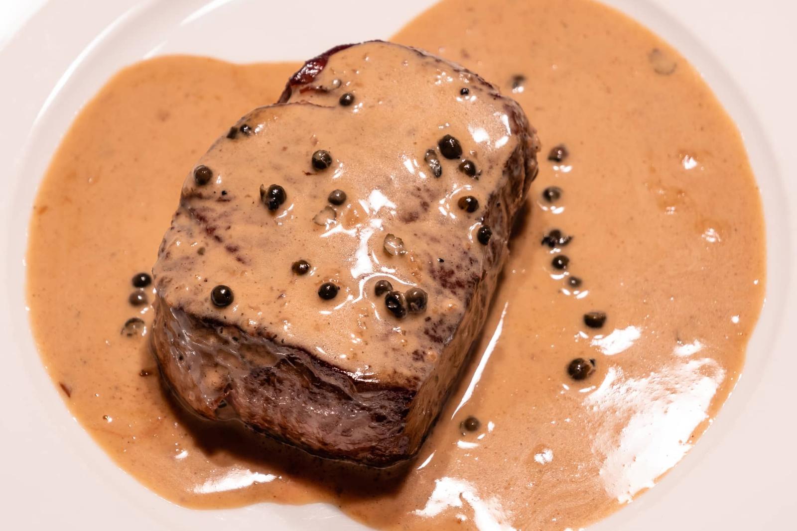 Recette pavé de boeuf au poivre
