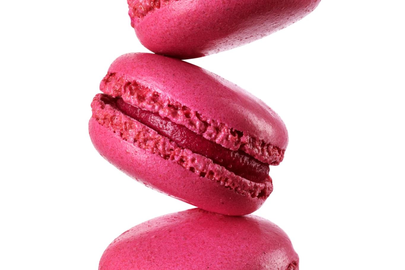 Recette macarons à la framboise