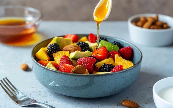 Salade de fruits au miel