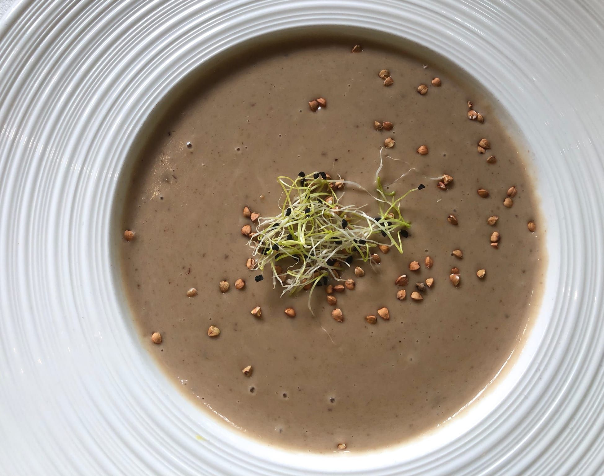 Recette soupe à la crème de chataignes