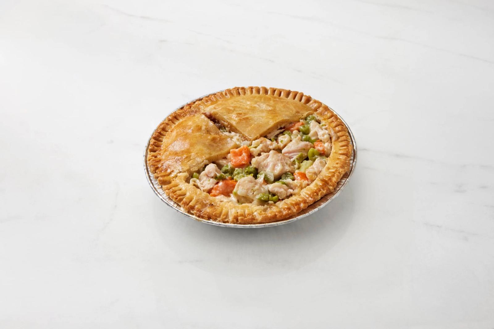 Ragoût de poulet en tourte