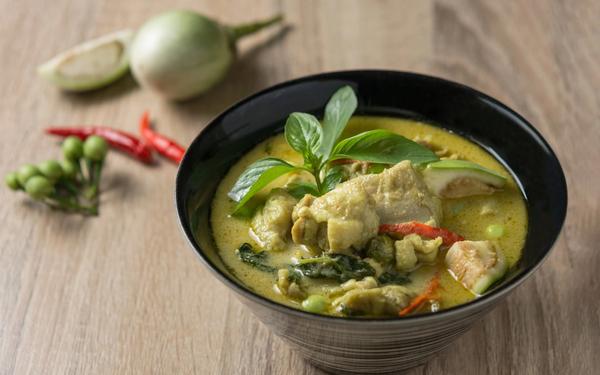 Curry vert de poulet