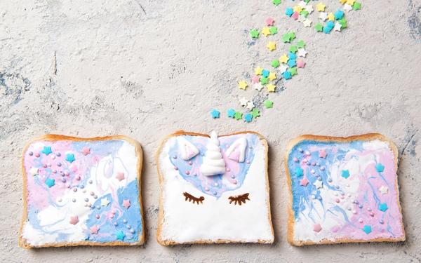 Toasts de licorne