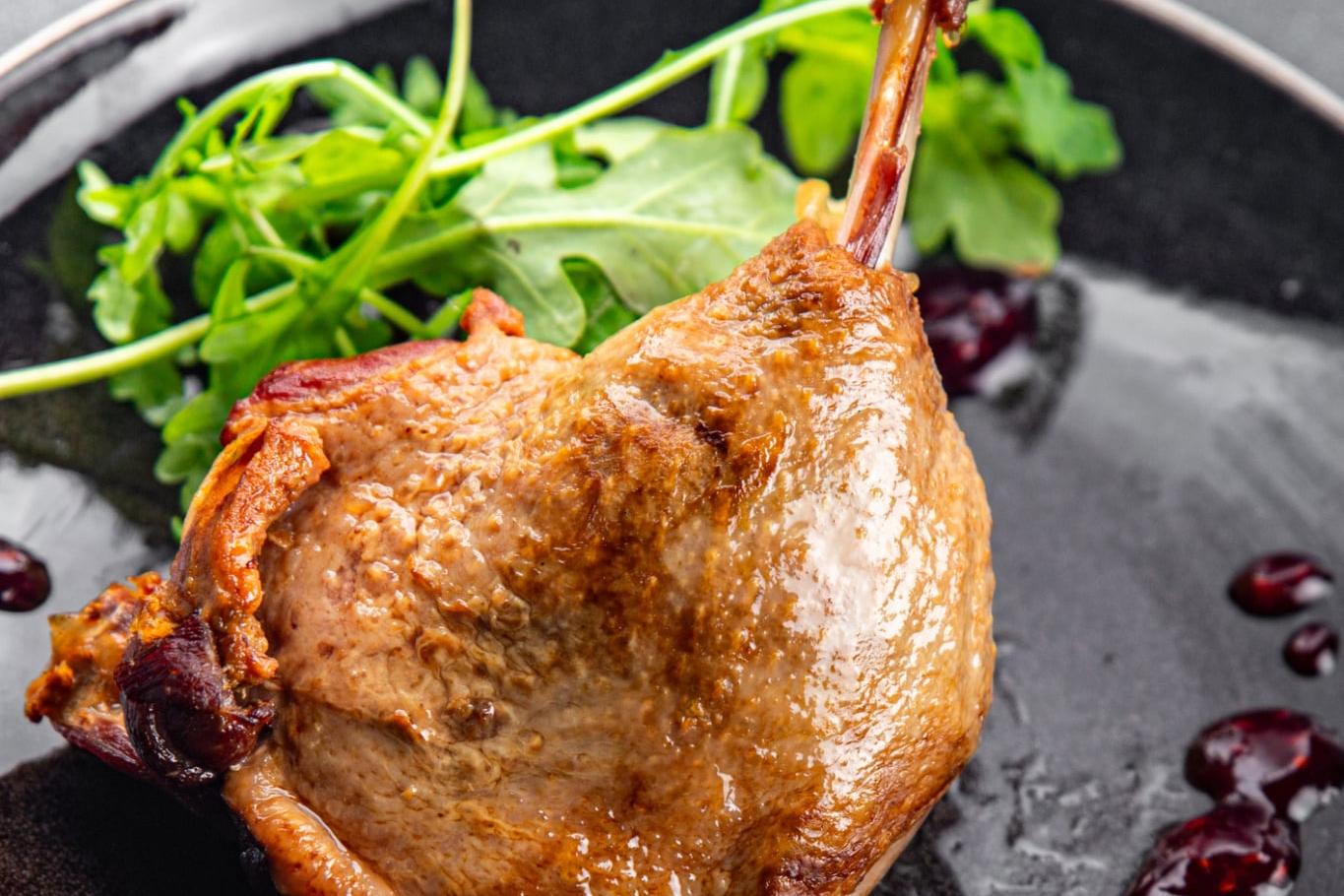 Recette cuisses de canard confites aux baies
