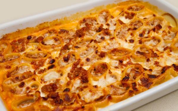Recette gratin de pâtes