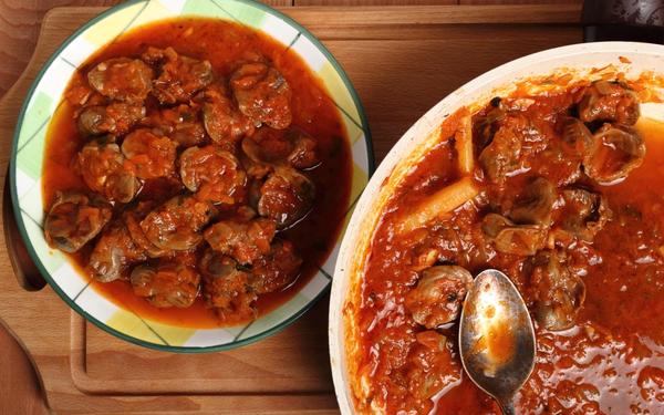 Ragoût de gésier de poulet