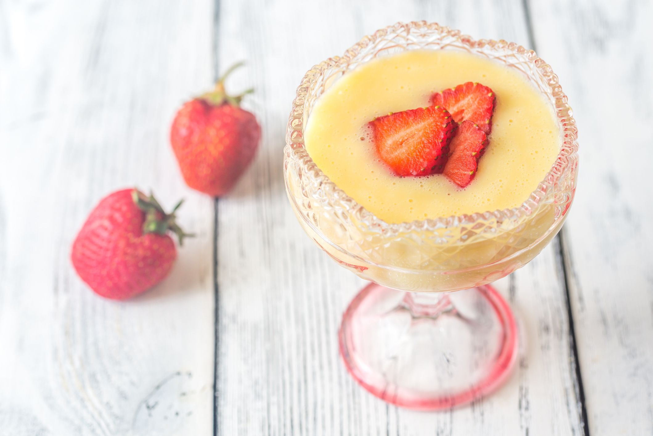 Sabayon aux fraises