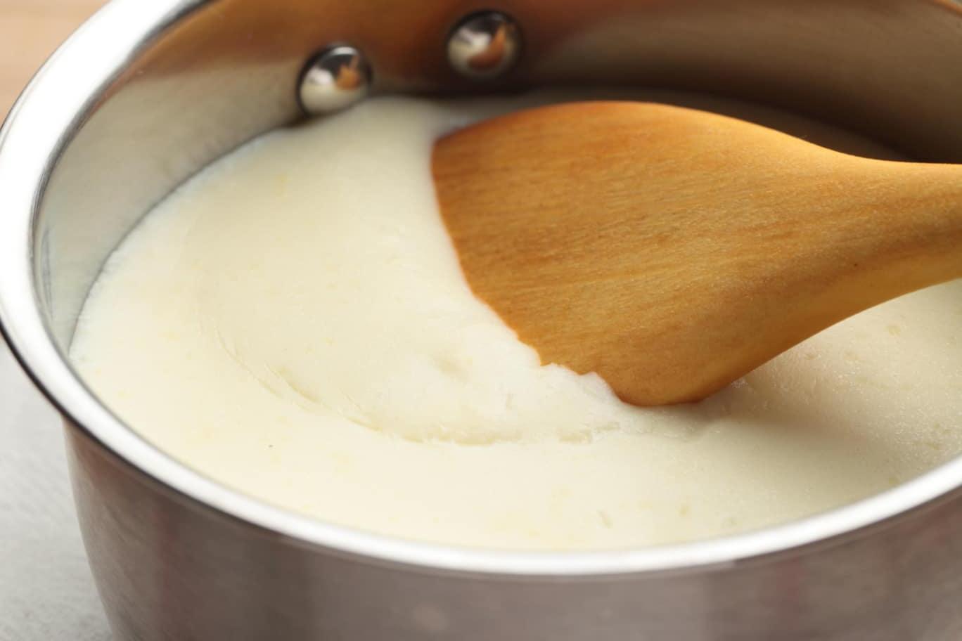 Sauce béchamel sans beurre