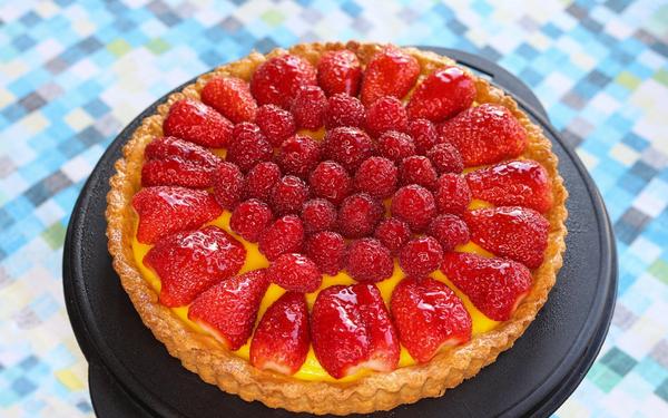 Recette tarte aux fraise crème patissière maison