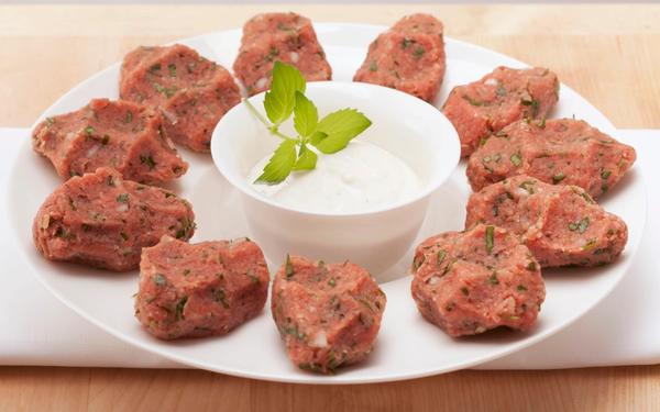 Kibbeh Nayeh (Tatar au boulgour libanais)