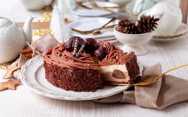 Cheesecake à la crème de châtaignes
