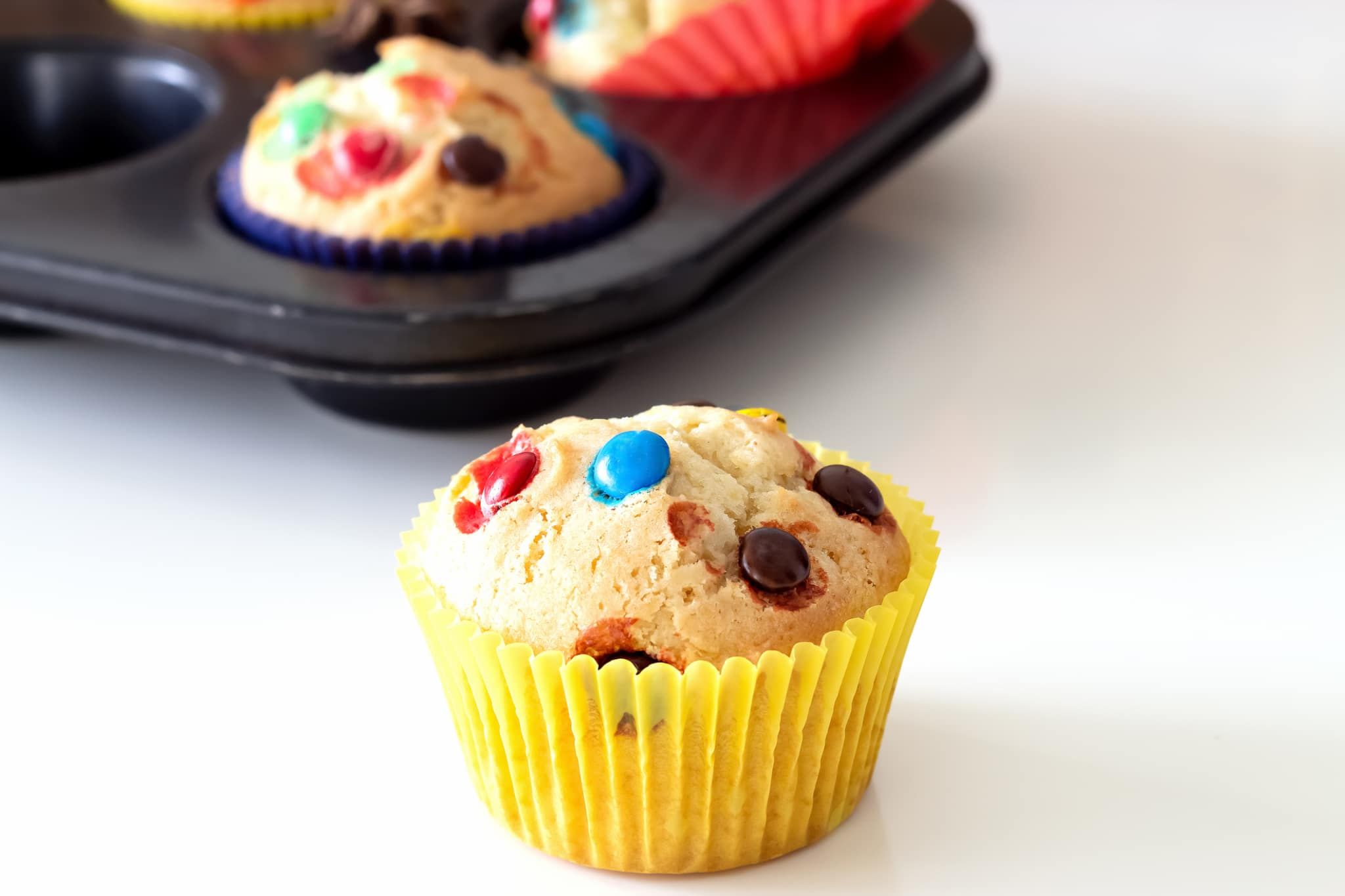 Muffins aux M&amp;M's
