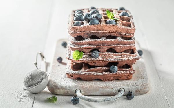 Gaufres au cacao