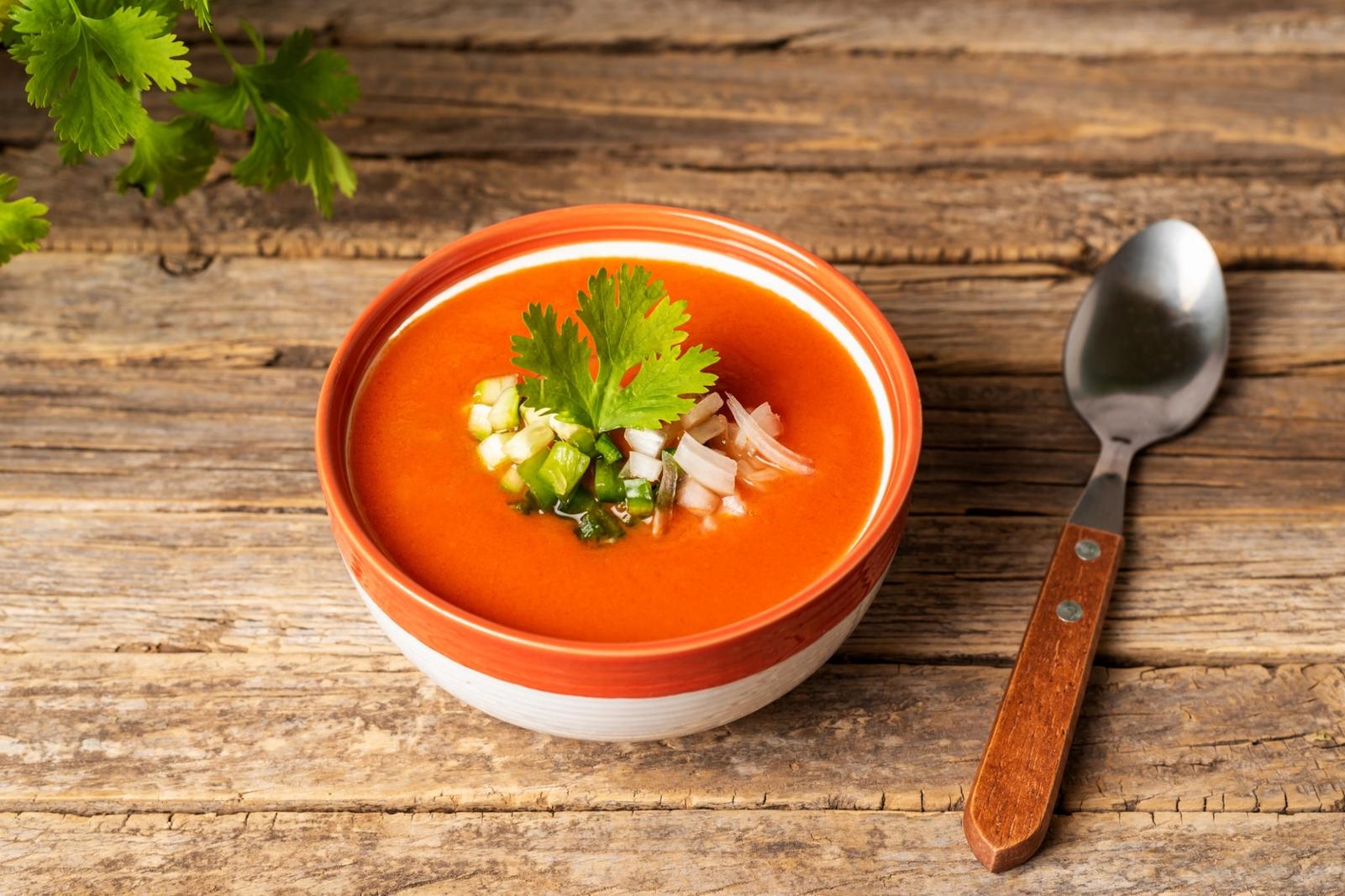 Recette gaspacho Andalou traditionnel
