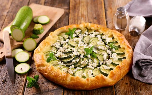Recette quiche à la courgette et au fromage