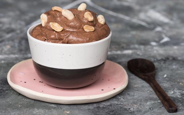 Mousse au chocolat végétalienne