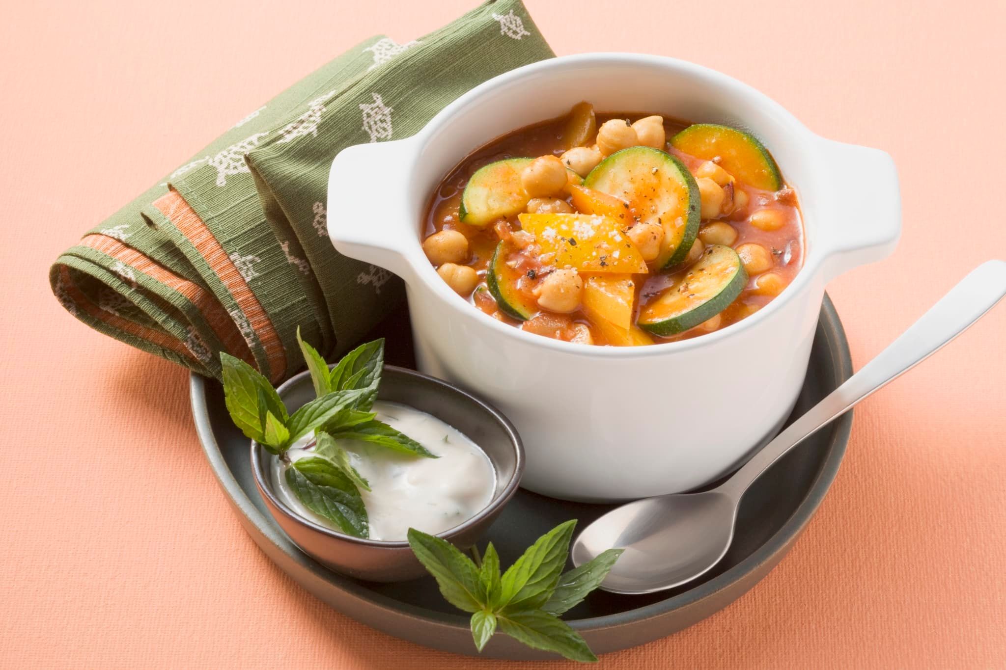 Curry de pois chiches du Moyen-Orient