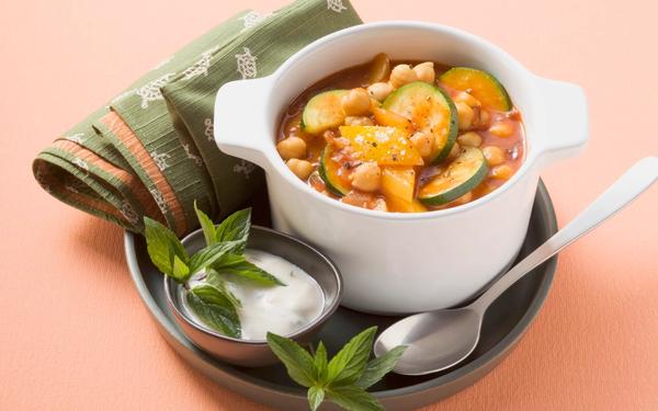 Curry de pois chiches du Moyen-Orient