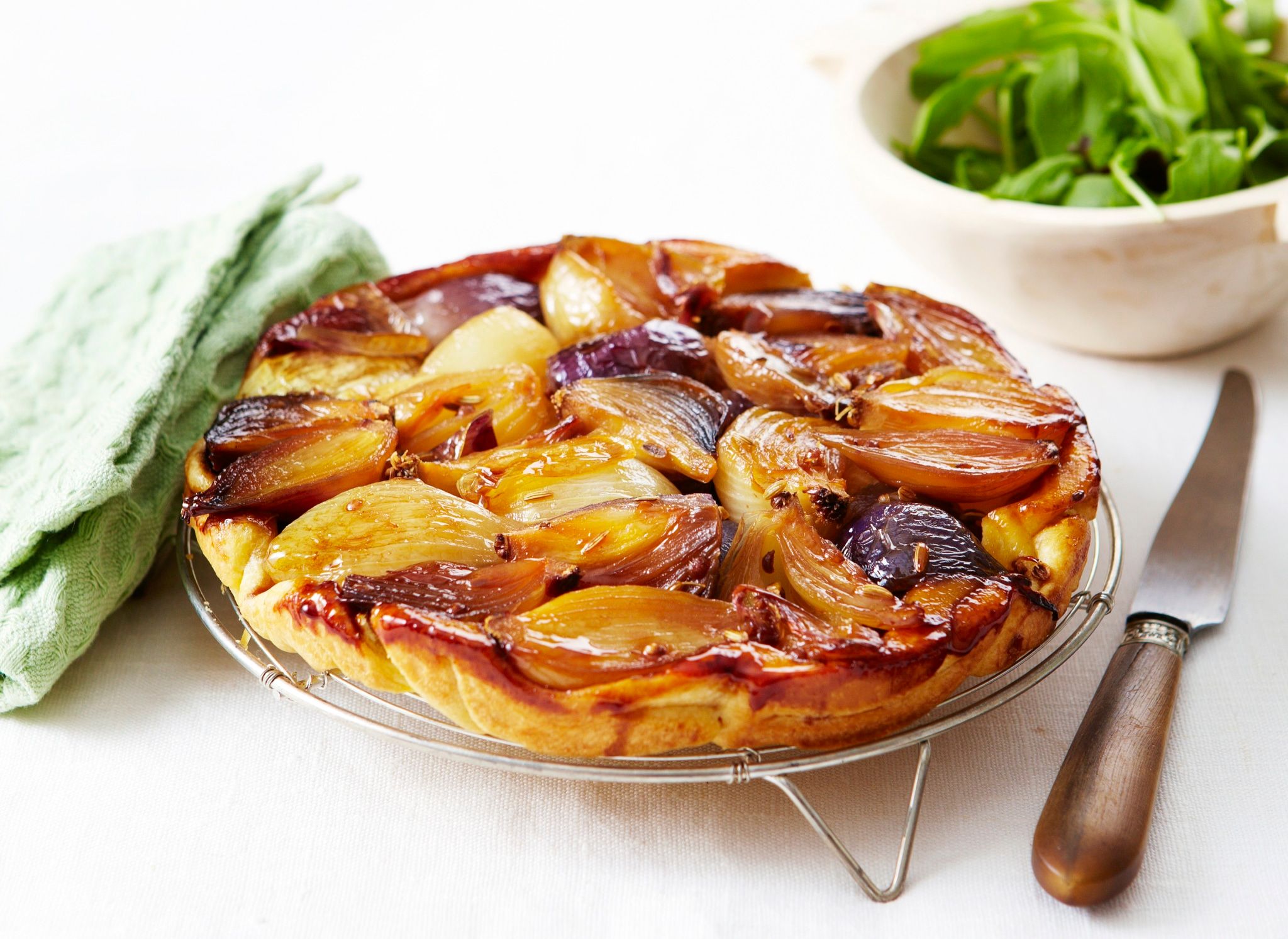 Tatin d’échalotes caramélisées