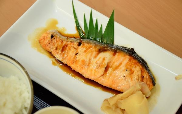 Darne de saumon à la japonaise