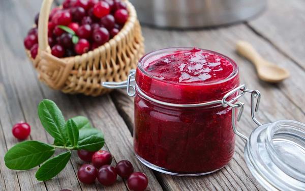 Confiture de canneberges