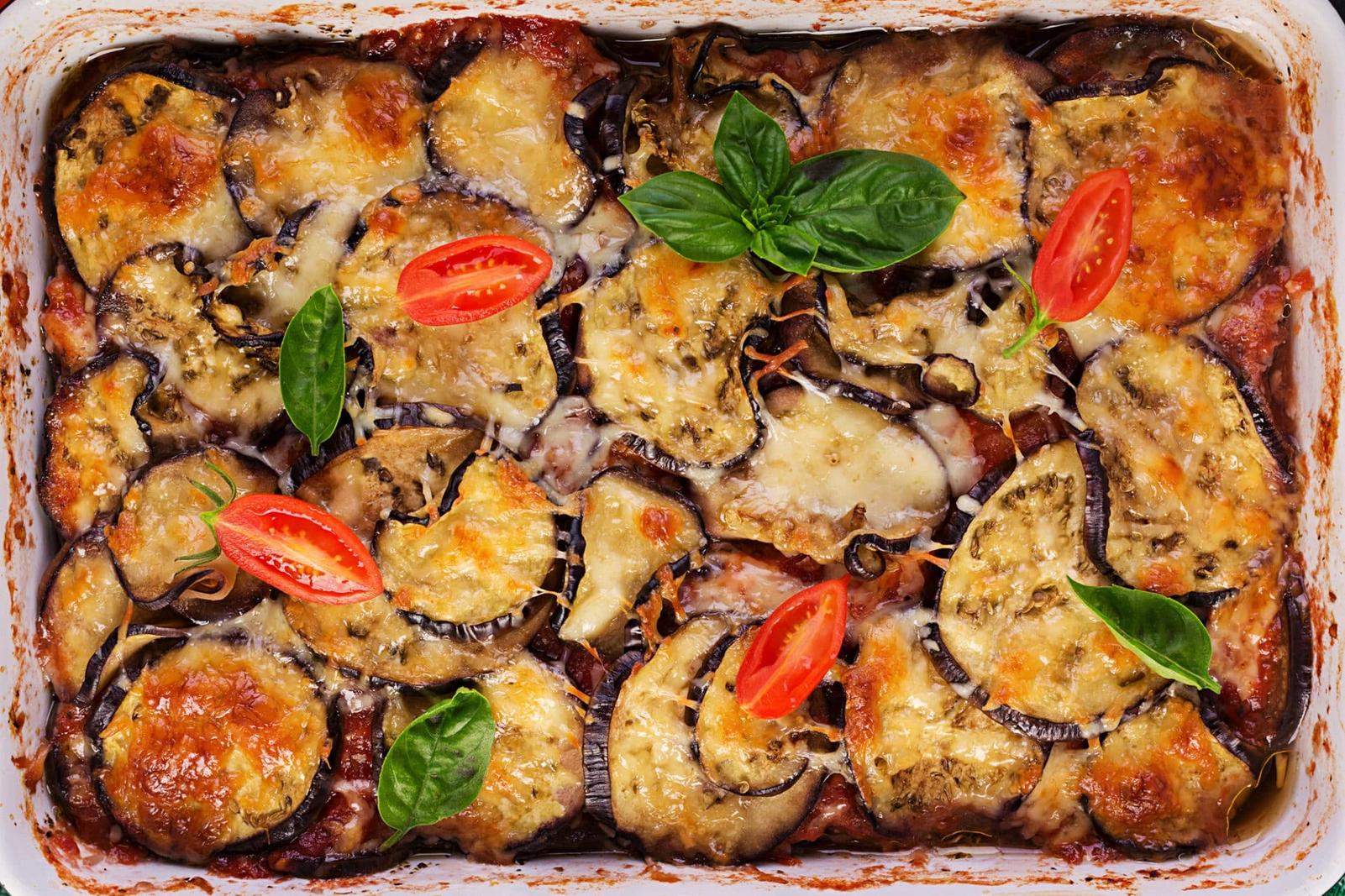 Recette aubergine au four