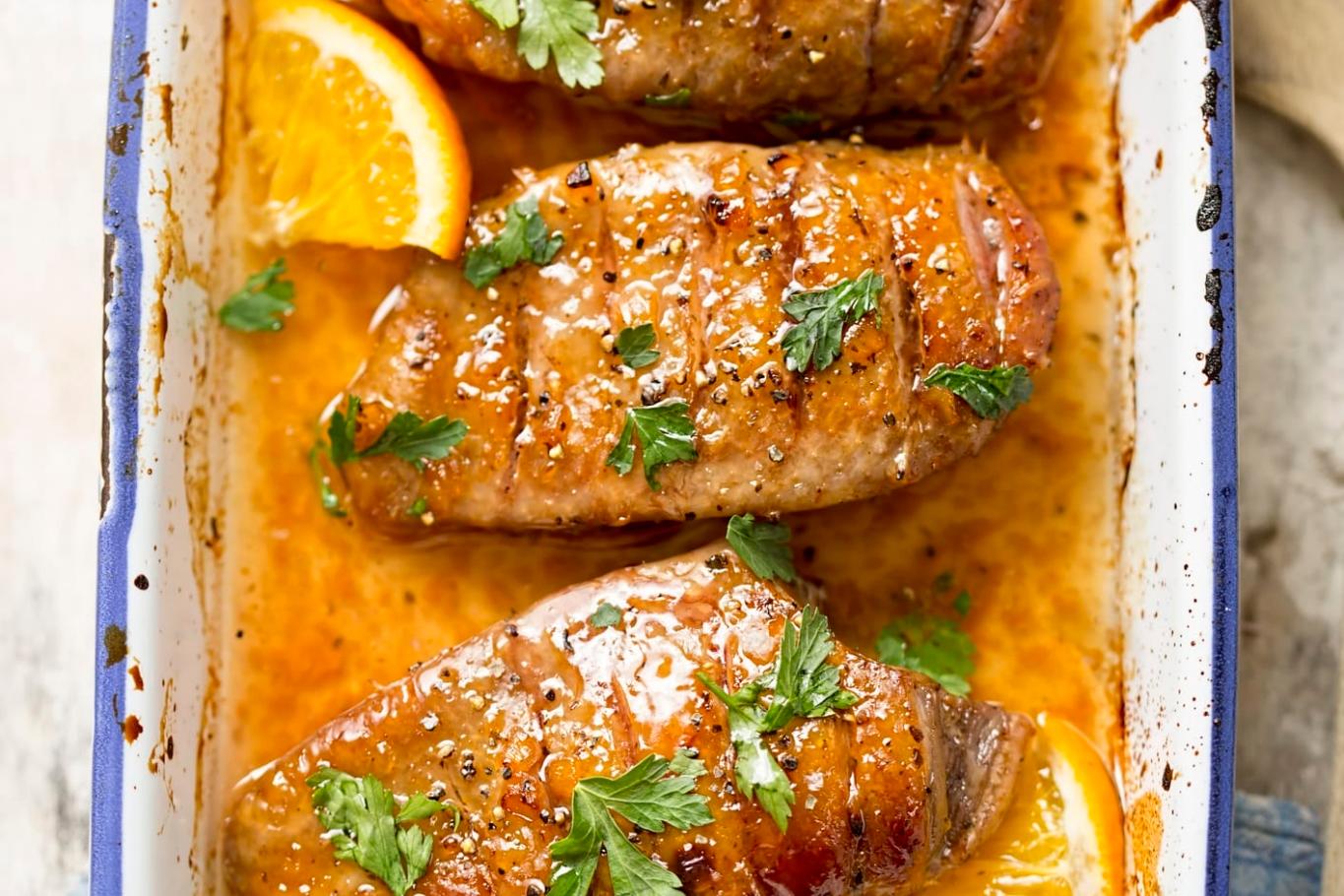 Recette magrets de canard à l'orange