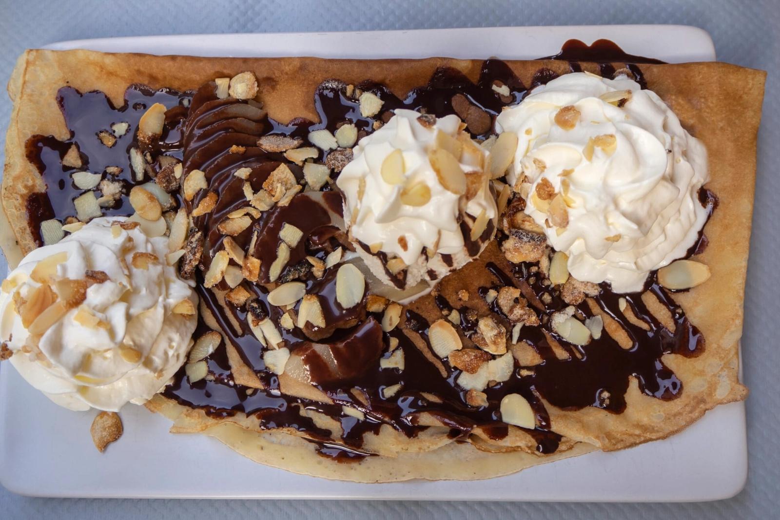 Recette crêpes chocolat chantilly
