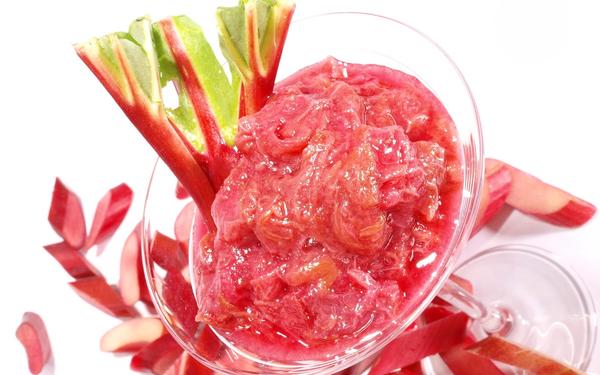 Compote de rhubarbe