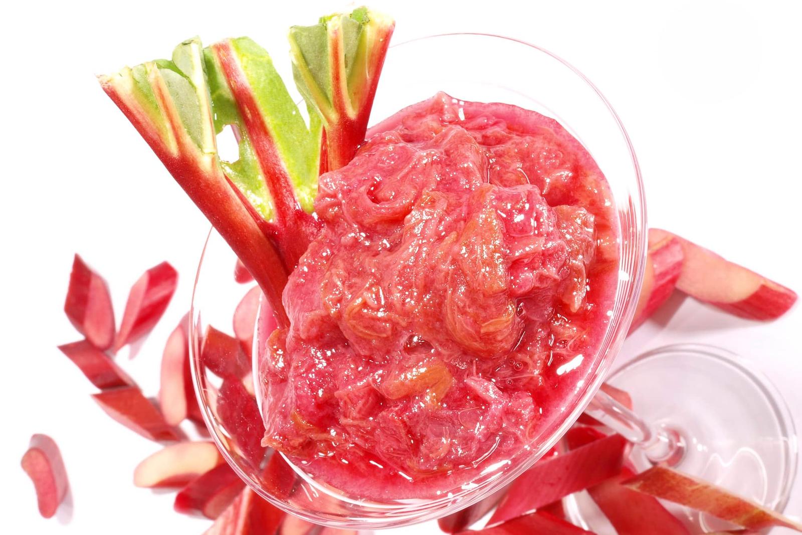Compote de rhubarbe
