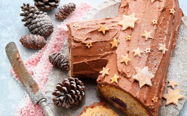 Bûche de Noël au chocolat
