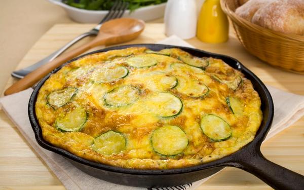 Frittata de courgettes