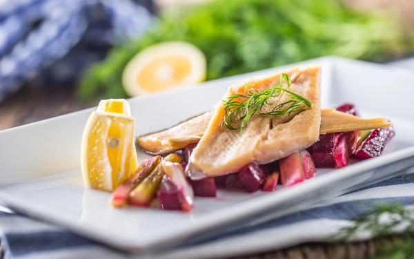 Filet de truite et ses légumes