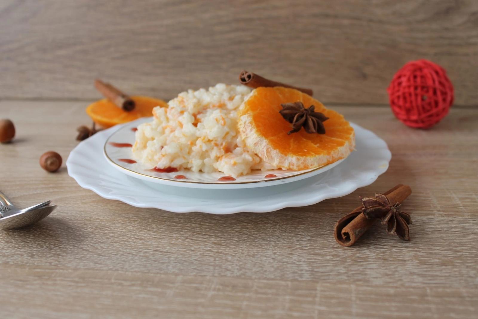 Riz au lait à la mandarine et aux épices