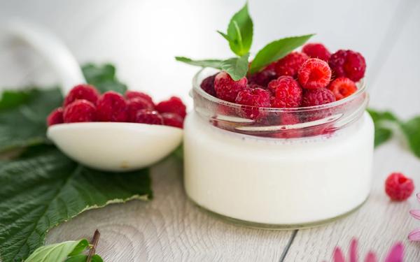 Recette yaourt maison à la framboise
