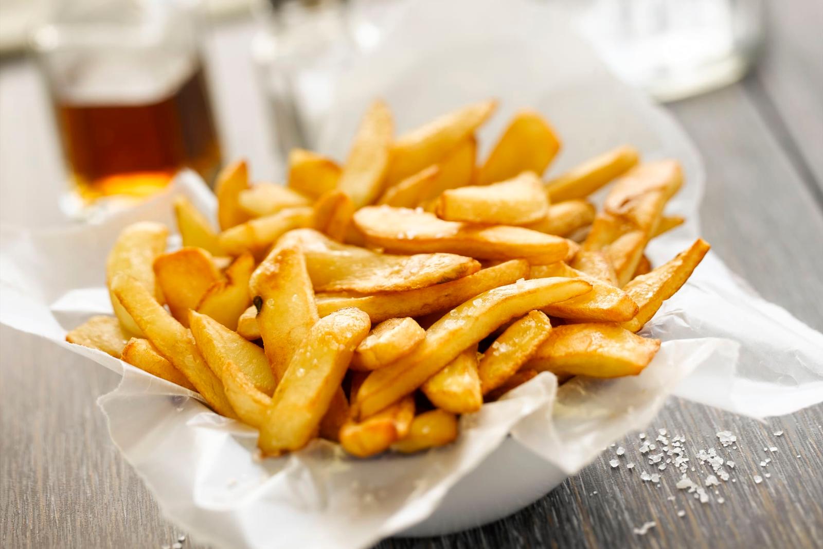 Recette frites croustillantes belge
