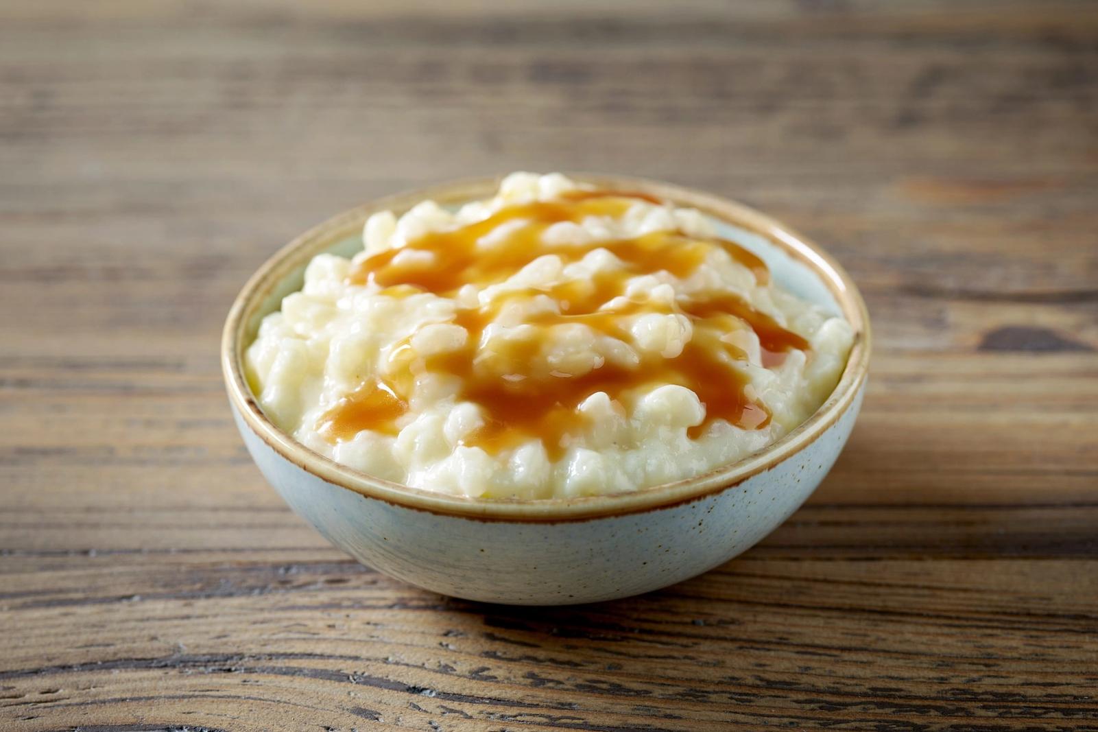 Recette gateau de riz au caramel