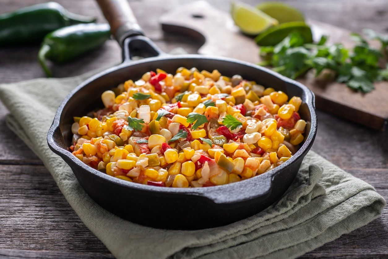 Recette easy corn salsa